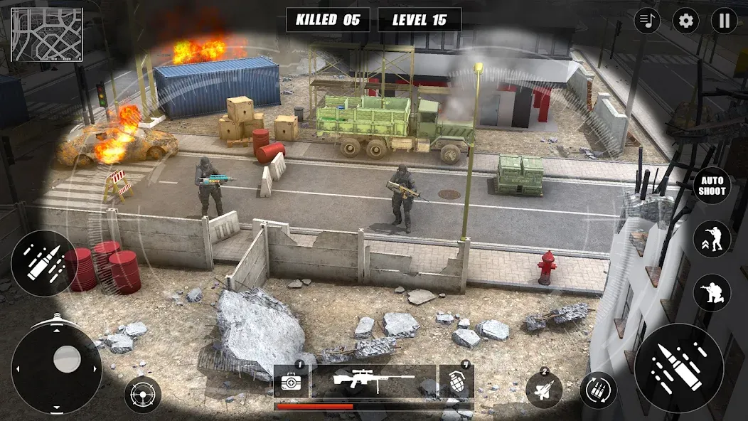 Code of Sniper 3D Gun Shooting — Много денег и патронов — скриншот 1