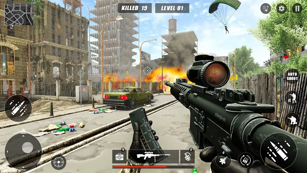Code of Sniper 3D Gun Shooting — Много денег и патронов — скриншот 2