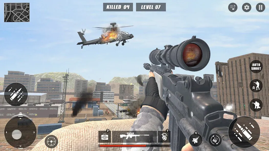 Code of Sniper 3D Gun Shooting — Много денег и патронов — скриншот 3