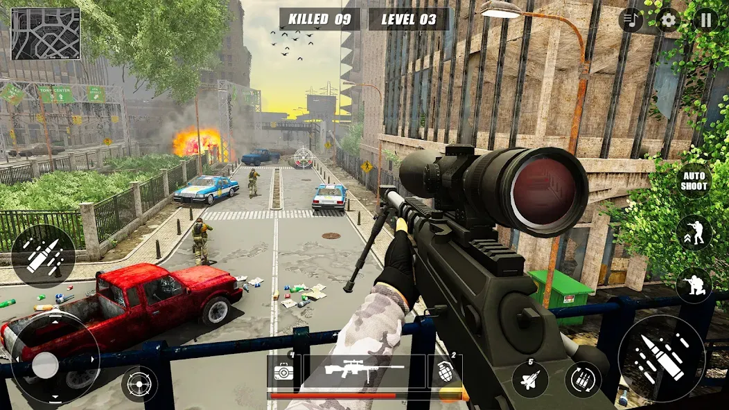 Code of Sniper 3D Gun Shooting — Много денег и патронов — скриншот 4