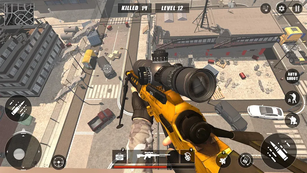 Code of Sniper 3D Gun Shooting — Много денег и патронов — скриншот 5