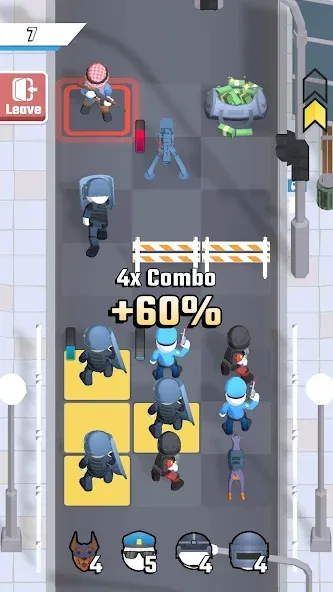 Police Raid: Heist Quest 3D (Мод Много денег) — скриншот 1
