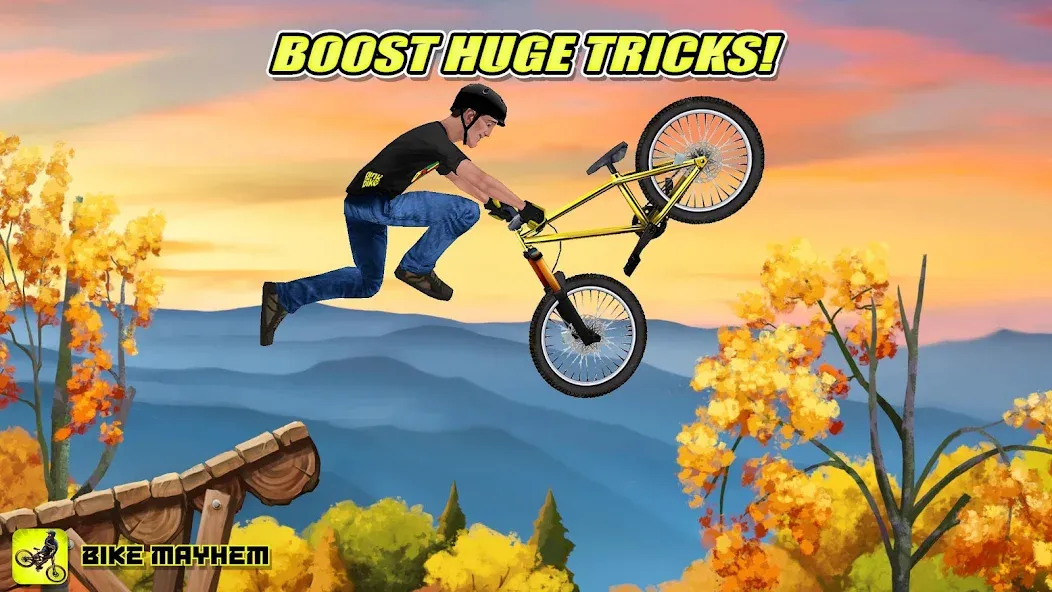Скачать взлом Bike Mayhem Free на Андроид — Много денег и разблокированные байки — скриншот 2