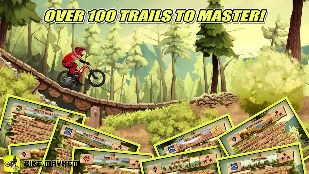 Скачать взлом Bike Mayhem Free на Андроид — Много денег и разблокированные байки — скриншот 4