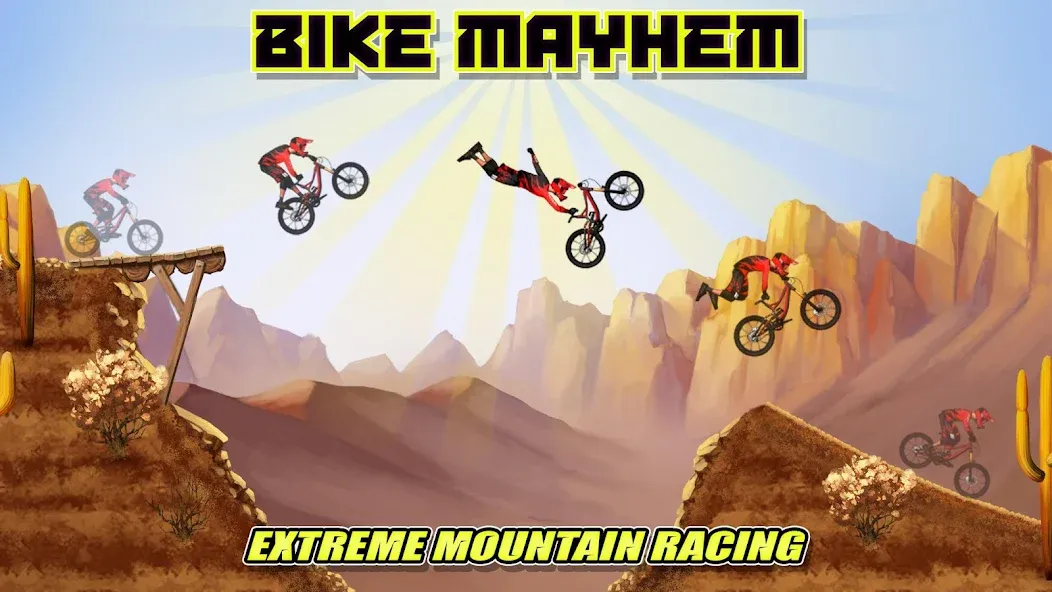 Скачать взлом Bike Mayhem Free на Андроид — Много денег и разблокированные байки — скриншот 5