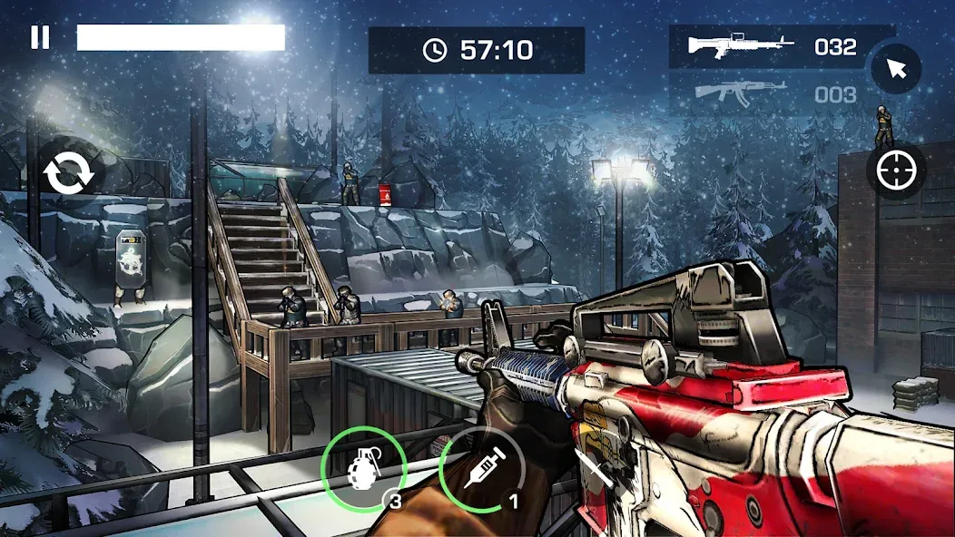 Gun Shooting Games Offline FPS MOD APK — Много денег — скриншот 1
