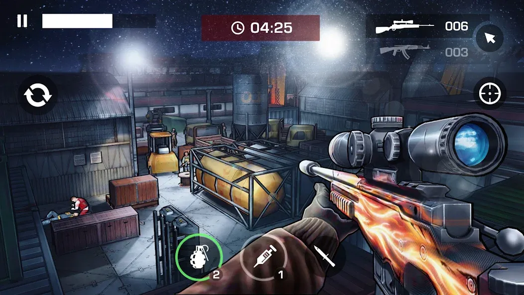 Gun Shooting Games Offline FPS MOD APK — Много денег — скриншот 2