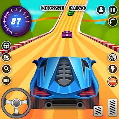 Скачать взломанную Nitro Jump - Car Racing — Много денег