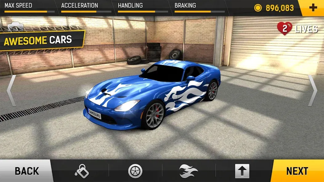 Скачать Racing Fever MOD APK — Взлом на много денег и без рекламы — скриншот 3