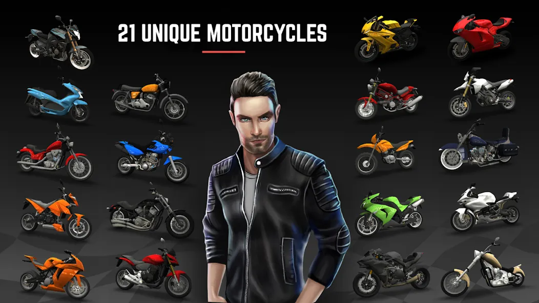 Взлом Racing Fever: Moto — Много денег — скриншот 2