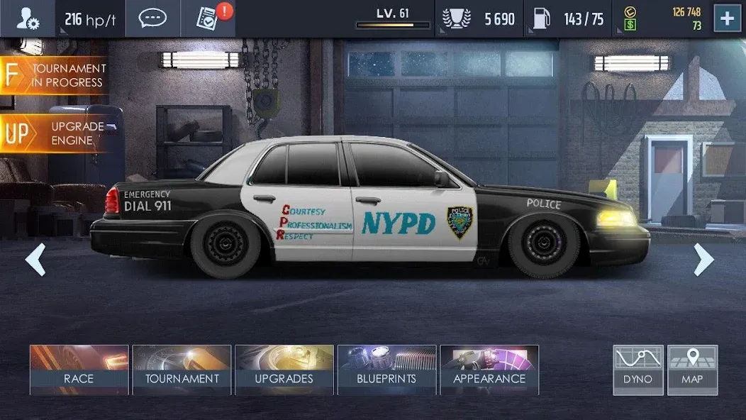 Скачать взломанную Drag Racing: Streets — Много денег — скриншот 3