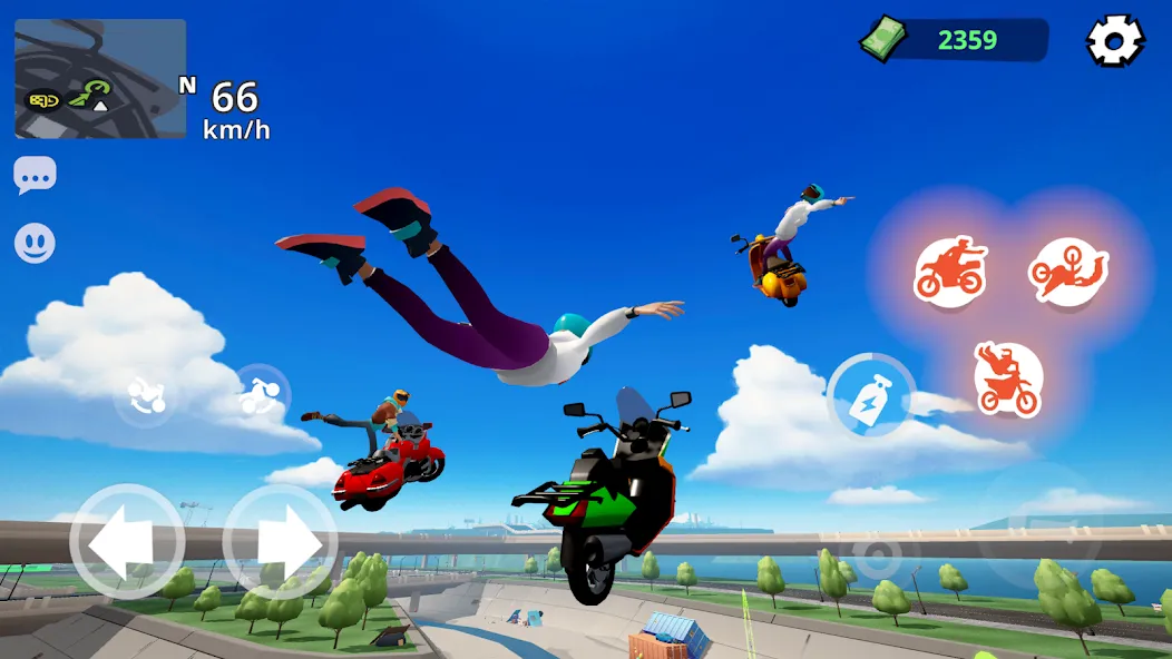 Скачать Moto City: Mad Bike Delivery — Модификация Много денег — скриншот 3