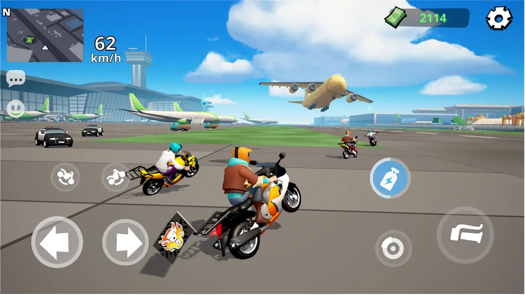 Скачать Moto City: Mad Bike Delivery — Модификация Много денег — скриншот 4