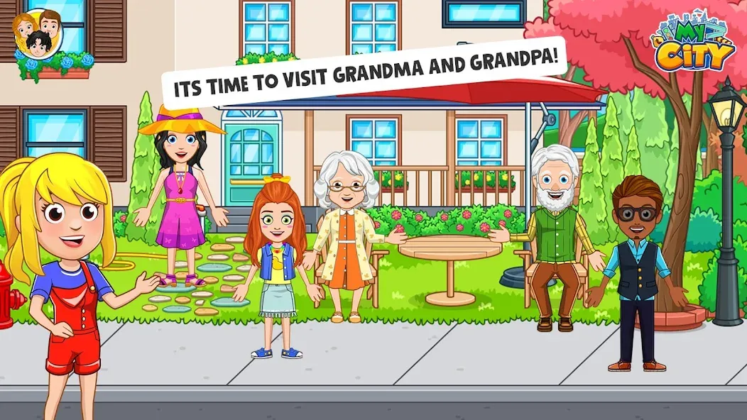 My City : Grandparents Home MOD APK на Android — Все открыто — скриншот 1