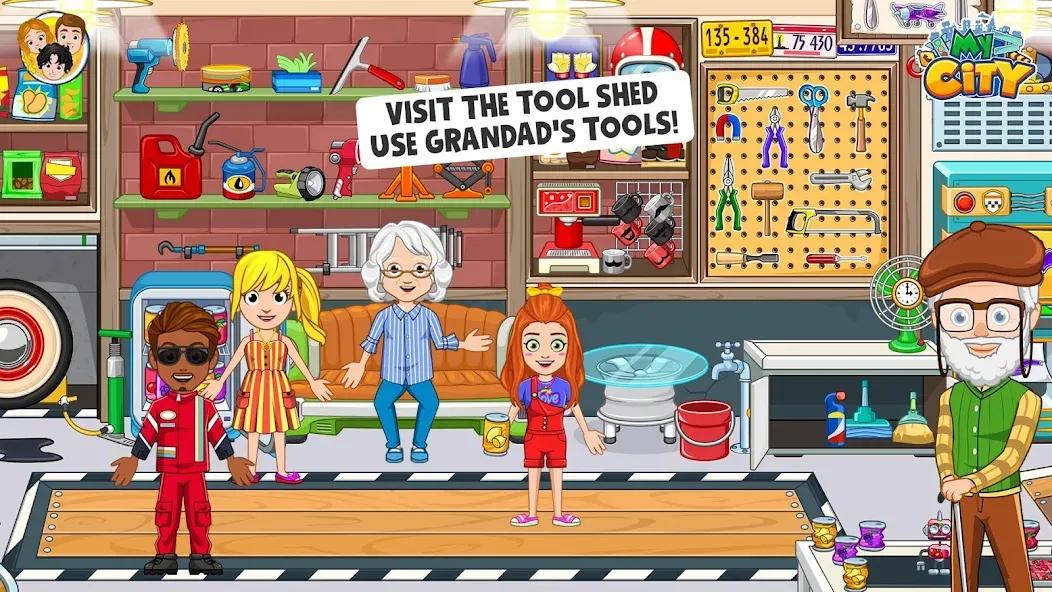My City : Grandparents Home MOD APK на Android — Все открыто — скриншот 3