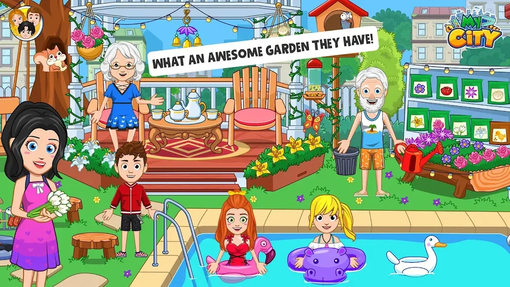 My City : Grandparents Home MOD APK на Android — Все открыто — скриншот 4