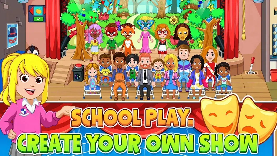 Скачать My City : High School на Андроид — Все открыто — скриншот 4 Скачать My City : High School на Андроид — Все открыто — скриншот 4