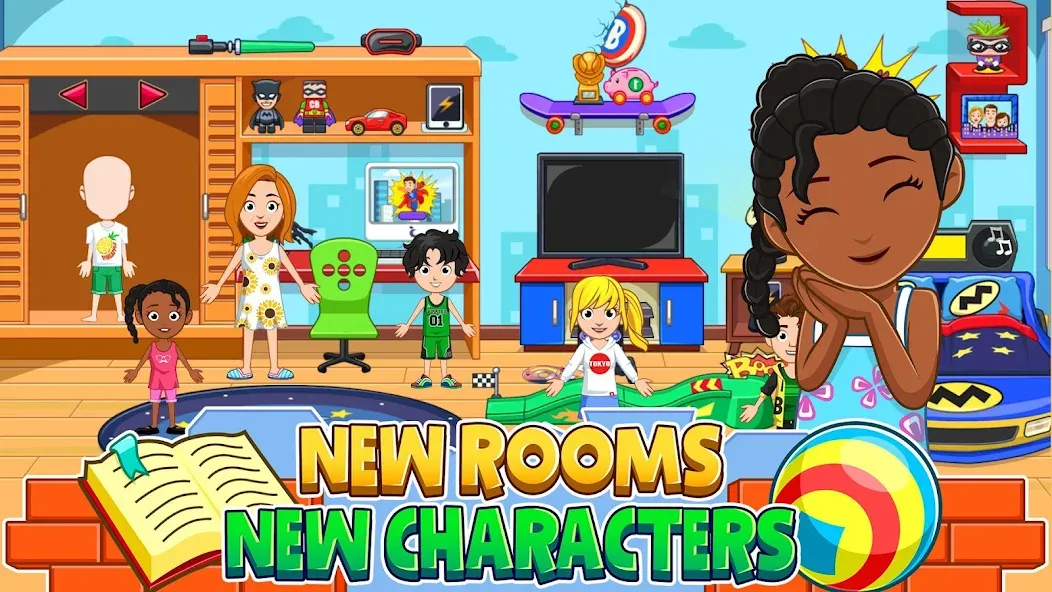 Скачать My City: Apartment Dollhouse на Android — Все открыто — скриншот 5
