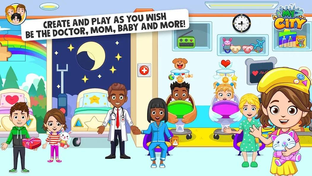 Скачать My City : Hospital — Модификация Все куплено — скриншот 3 Скачать My City : Hospital — Модификация Все куплено — скриншот 3