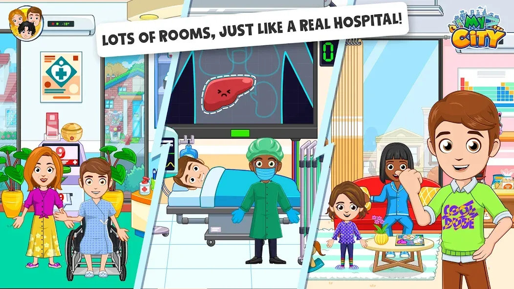 Скачать My City : Hospital — Модификация Все куплено — скриншот 5