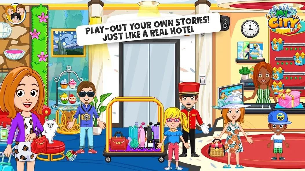My City : Hotel — Все открыто — скриншот 2