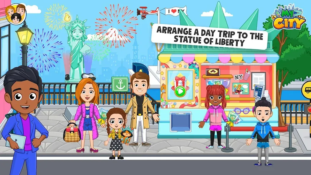 Скачать взломанную My City: NewYork Trip — Разблокирована полная версия — скриншот 4