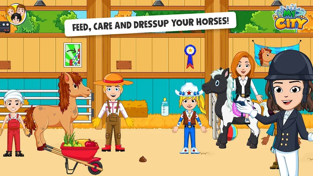 My City: Star Horse Stable на Андроид — Всё открыто — скриншот 2