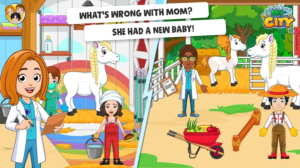 My City: Star Horse Stable на Андроид — Всё открыто — скриншот 3
