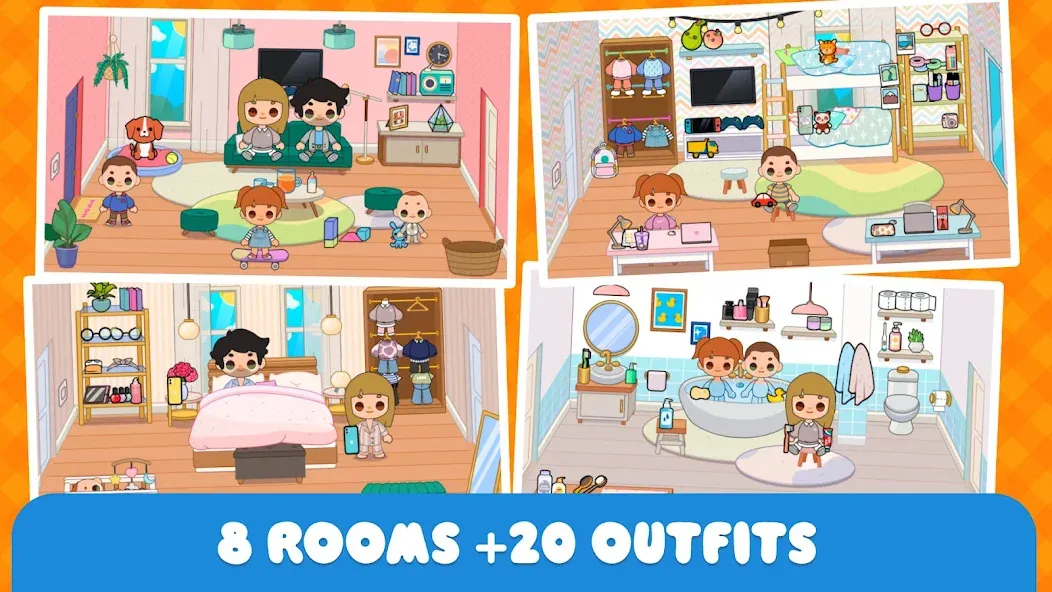 Скачать Minni Family Home - Play House на телефон — Все открыто — скриншот 1