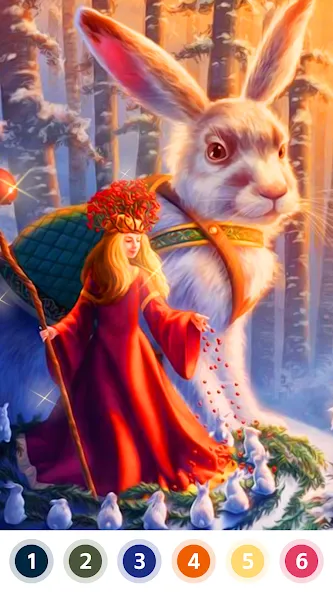 Myth & Fairy Color by Number — Взломанная версия (Много денег и без рекламы) — скриншот 2