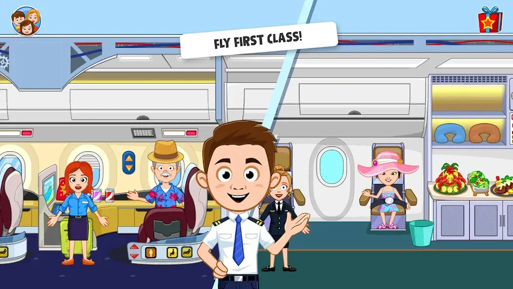 Скачать My Town Airport games for kids на Android — Все открыто — скриншот 2