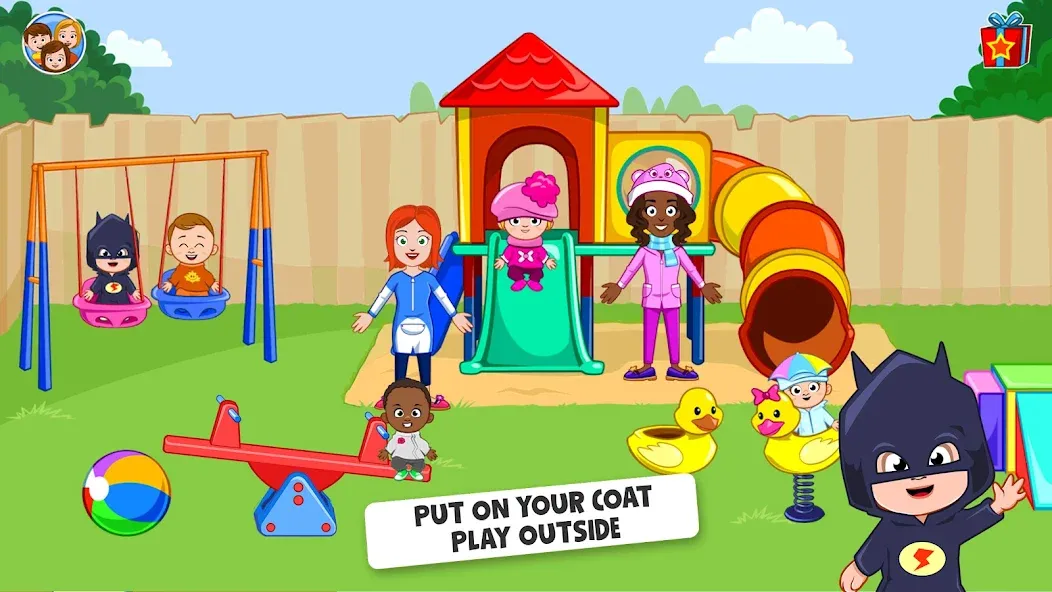 Скачать My Town : Daycare Game — Последняя версия (Все открыто) — скриншот 1 Скачать My Town : Daycare Game — Последняя версия (Все открыто) — скриншот 1