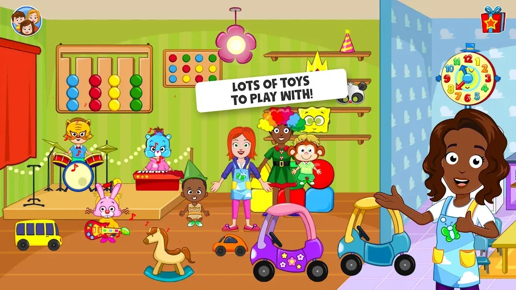 Скачать My Town : Daycare Game — Последняя версия (Все открыто) — скриншот 3 Скачать My Town : Daycare Game — Последняя версия (Все открыто) — скриншот 3
