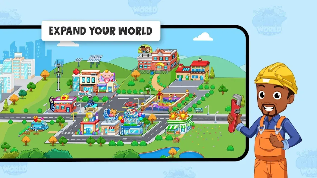 My Town World - Mega Doll City Mod APK Все куплено — Скачать на Андроид — скриншот 4