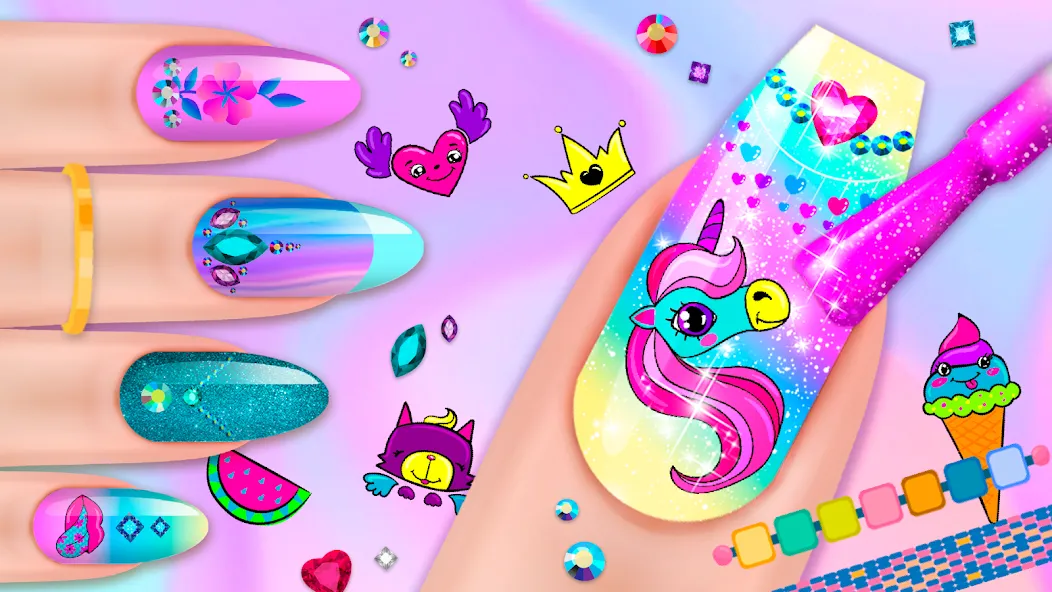 Nail Salon MOD APK на Android — Все открыто — скриншот 1
