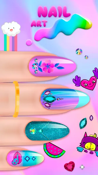 Nail Salon MOD APK на Android — Все открыто — скриншот 3