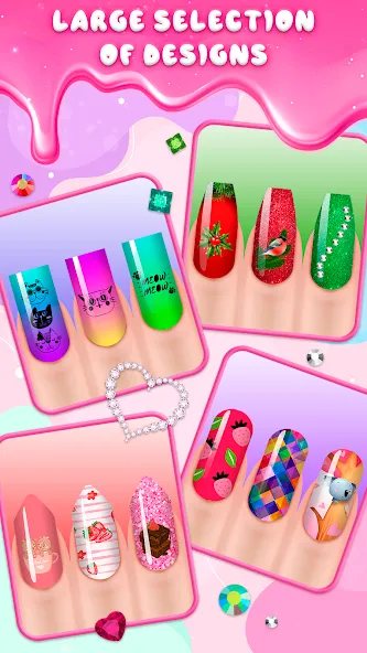 Nail Salon MOD APK на Android — Все открыто — скриншот 5
