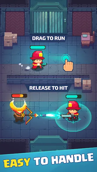 Скачать Firefighter: pixel shooter — Модификация Много денег — скриншот 2 Скачать Firefighter: pixel shooter — Модификация Много денег — скриншот 2