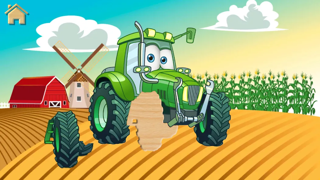 Скачать Car Puzzles for Toddlers — Модификация Все пазлы открыты и без рекламы — скриншот 1