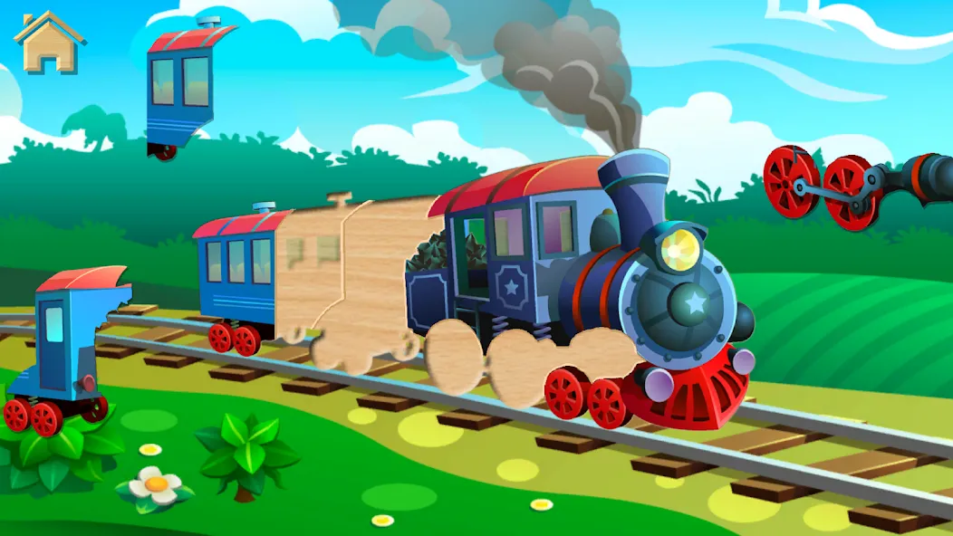 Скачать Car Puzzles for Toddlers — Модификация Все пазлы открыты и без рекламы — скриншот 5