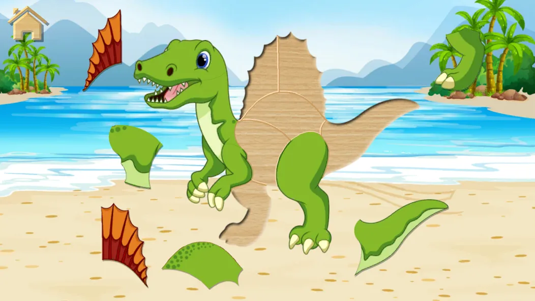 Скачать Dino Puzzle на телефон — Все уровни открыты — скриншот 5