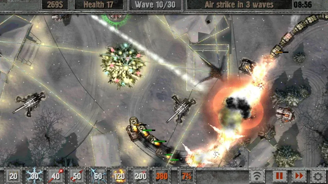 Defense Zone 2 HD Lite (Мод Много денег и бесконечные жизни) — скриншот 2