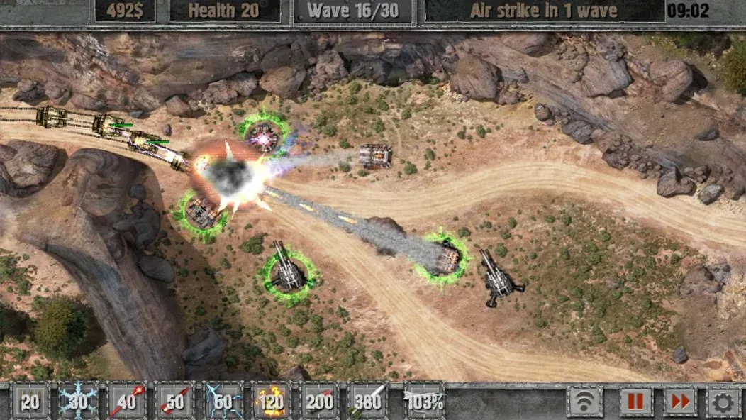 Defense Zone 2 HD Lite (Мод Много денег и бесконечные жизни) — скриншот 4
