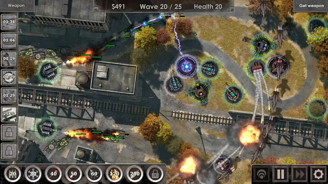 Скачать Defense Zone 3 HD MOD APK — Много денег и кристаллов — скриншот 2 Скачать Defense Zone 3 HD MOD APK — Много денег и кристаллов — скриншот 2
