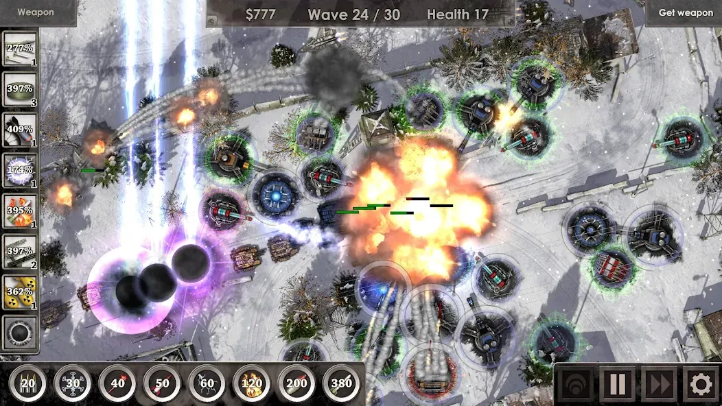 Скачать Defense Zone 3 HD MOD APK — Много денег и кристаллов — скриншот 4 Скачать Defense Zone 3 HD MOD APK — Много денег и кристаллов — скриншот 4