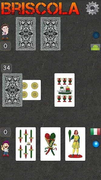 Briscola MOD — Все карты открыты на Андроид — скриншот 5
