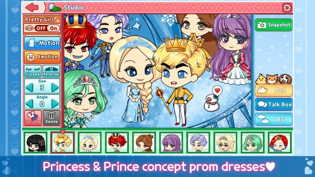 Скачать My Prettygirl Story : Dress Up MOD APK — Всё открыто — скриншот 2