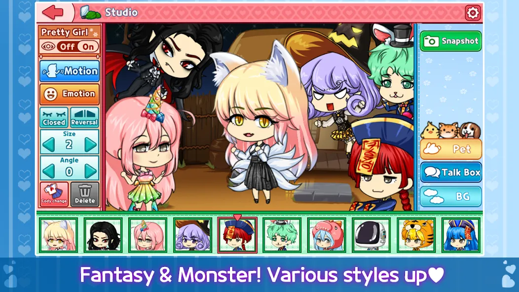 Скачать My Prettygirl Story : Dress Up MOD APK — Всё открыто — скриншот 3