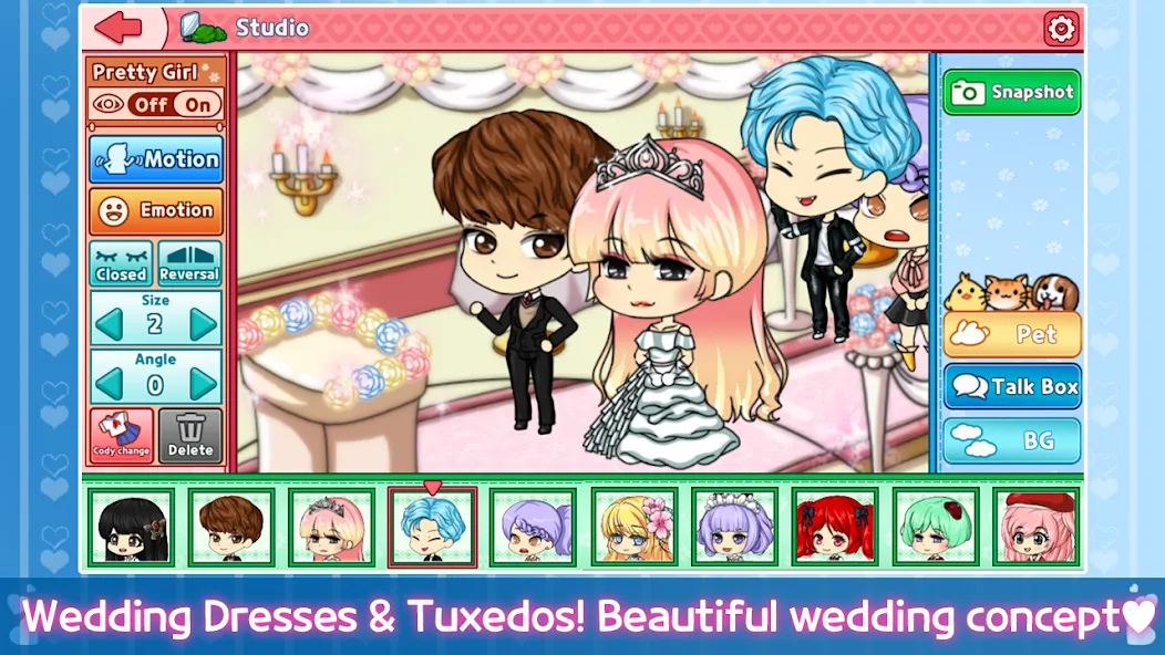 Скачать My Prettygirl Story : Dress Up MOD APK — Всё открыто — скриншот 4