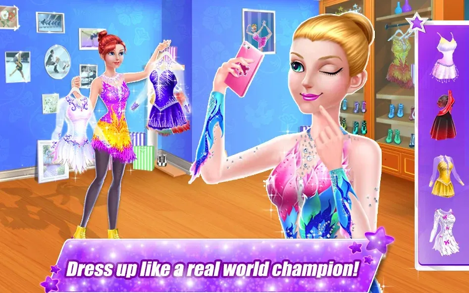 Ice Skating Superstar - Perfec — Много денег — скриншот 2